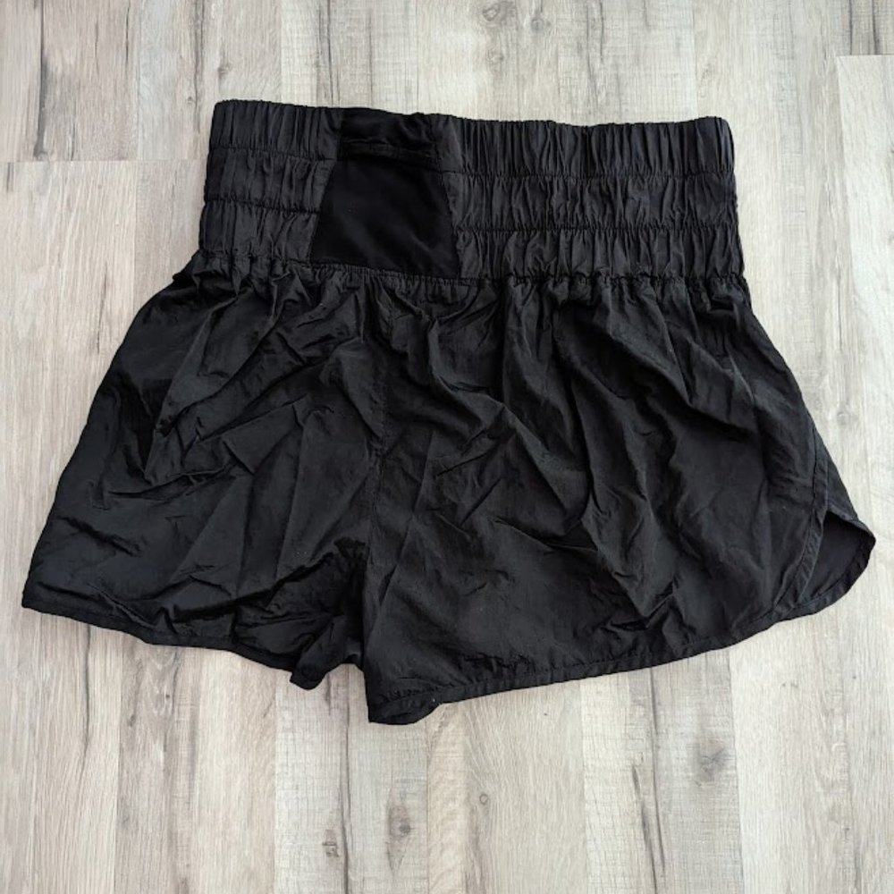 Free People Active Wear Shorts Black, - Picture 6 of 7